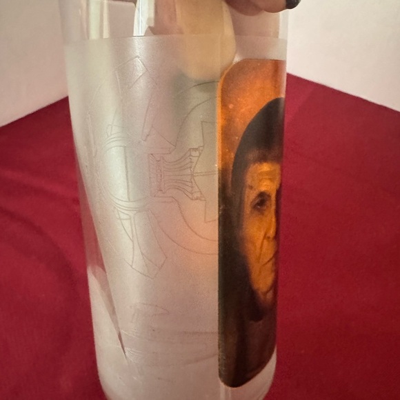 Star Trek Spock Collectible Glass Leonard Nimoy Zachary Quinto 2008 6 Inch - Picture 4 of 9